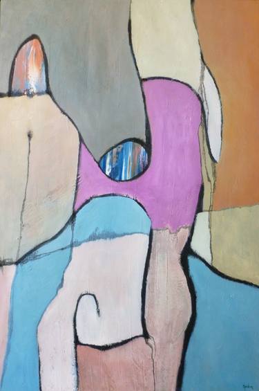 Original Abstract Nude Paintings by Scott Spencer