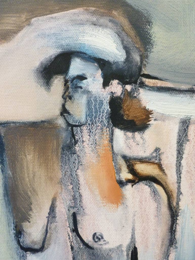 Original Abstract Nude Painting by Scott Spencer