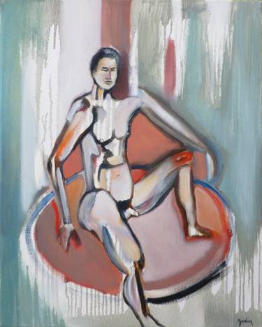 Original Expressionism Nude Paintings by Scott Spencer