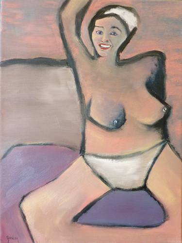 Topless Bather (Granny Takes a Dip) thumb