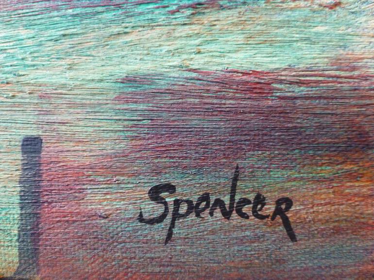 Original Abstract Expressionism Abstract Painting by Scott Spencer