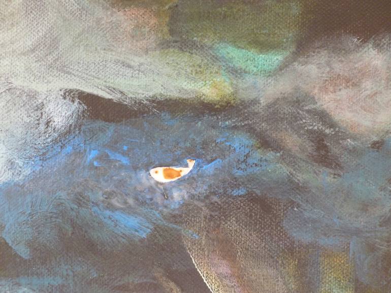 Original Expressionism Fish Painting by Scott Spencer