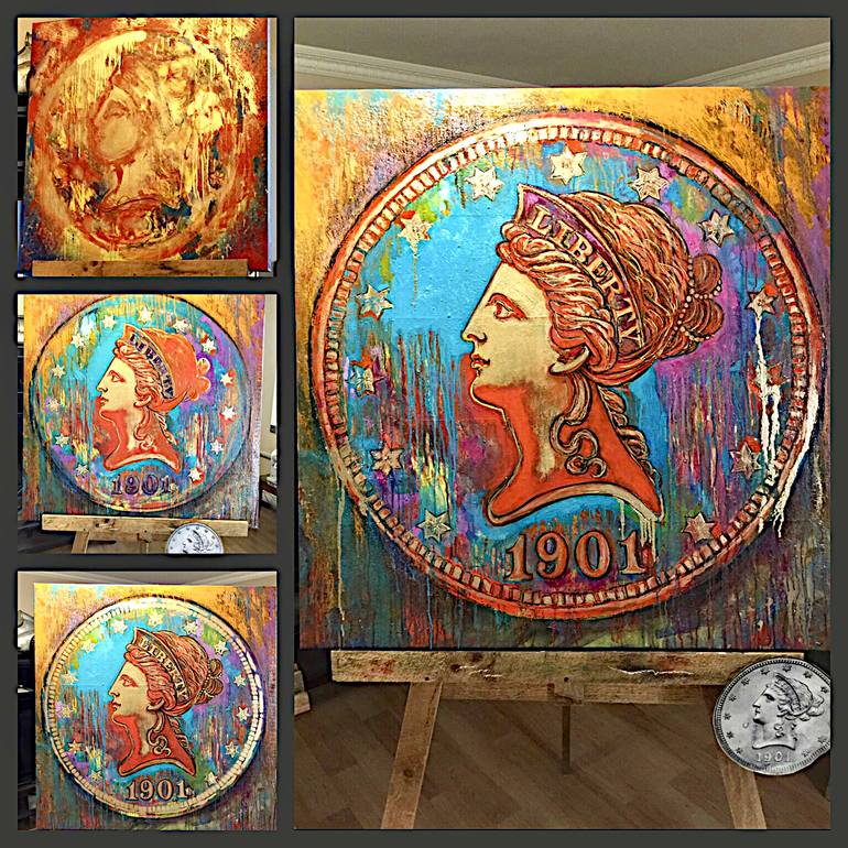 Original Modernism Pop Culture/Celebrity Painting by Anthony James Coffey