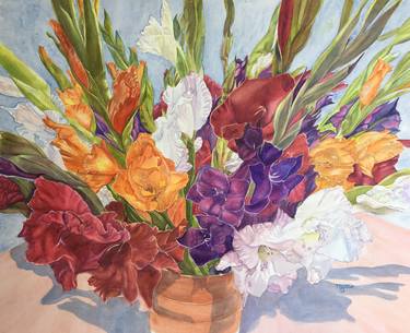 Print of Floral Paintings by Terri Austin-Beech