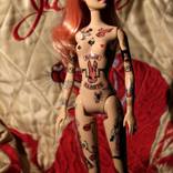 Collection Teru Noji's Tattooed Barbie Dolls