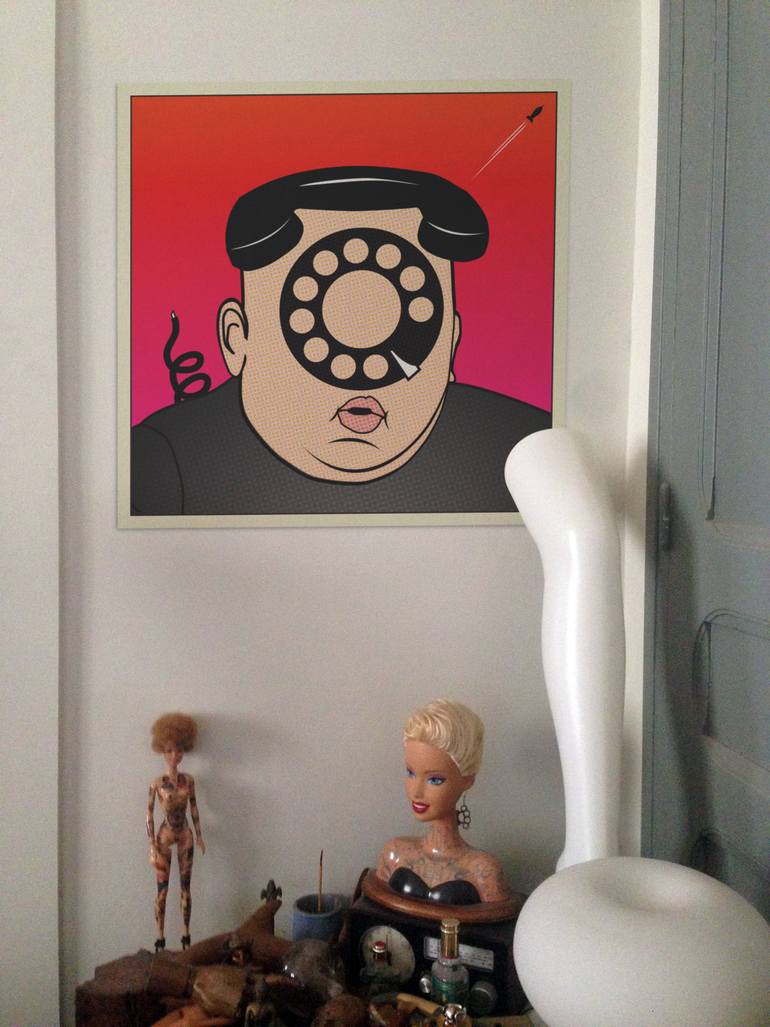 Original Figurative Pop Culture/Celebrity Mixed Media by Teru Noji