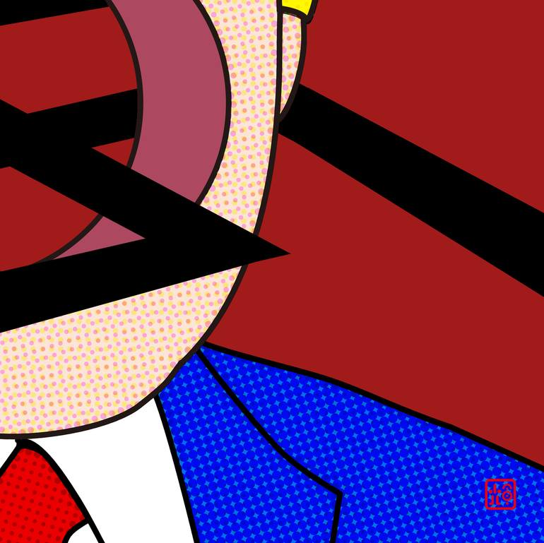 Original Pop Art Pop Culture/Celebrity Mixed Media by Teru Noji