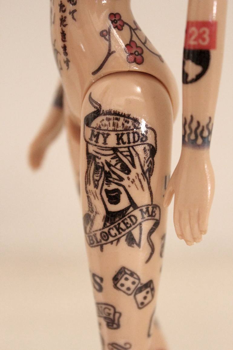 Original Dada Pop Culture/Celebrity Sculpture by Teru Noji