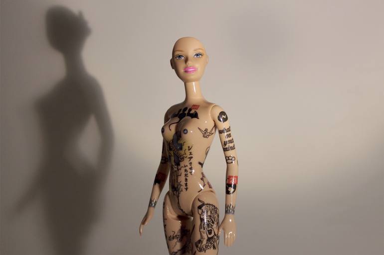 Original Dada Pop Culture/Celebrity Sculpture by Teru Noji