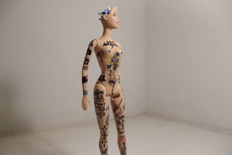 Original Dada Pop Culture/Celebrity Sculpture by Teru Noji