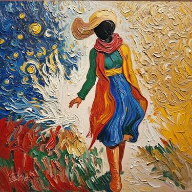 Original Classicism Women Paintings by Ante Barisic