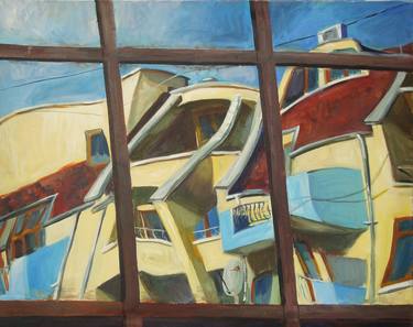 Original Realism Architecture Paintings by Angela Terzieva