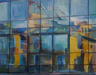 Original Expressionism Architecture Paintings by Angela Terzieva