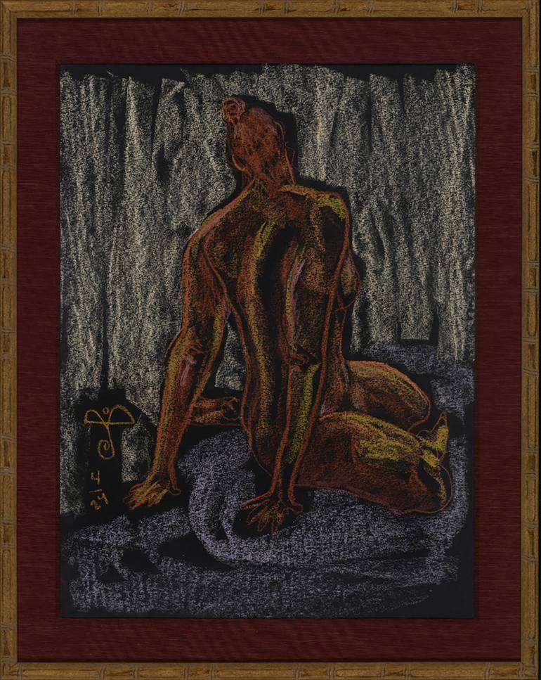 Original Figurative Body Drawing by Justina Blakeney