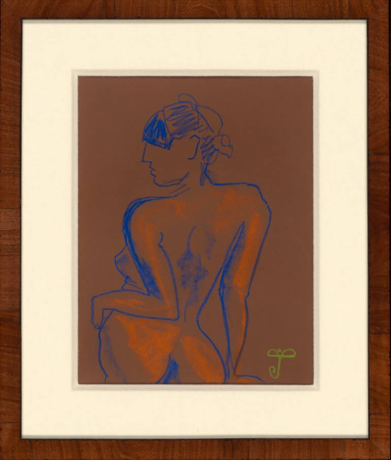 Original Figurative Body Drawing by Justina Blakeney