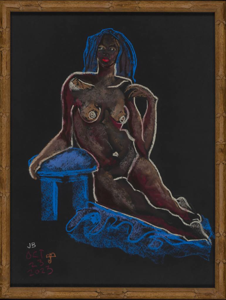 Original Contemporary Nude Drawing by Justina Blakeney