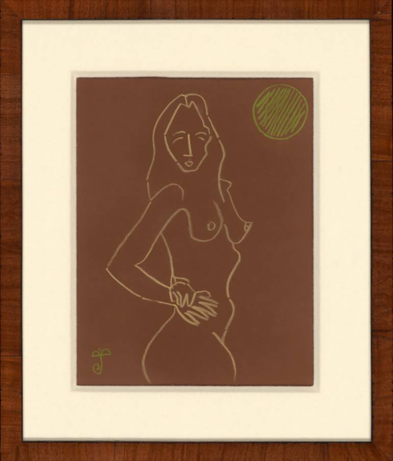 Original Figurative Body Drawing by Justina Blakeney