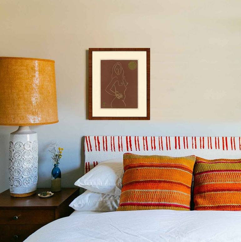 Original Figurative Body Drawing by Justina Blakeney