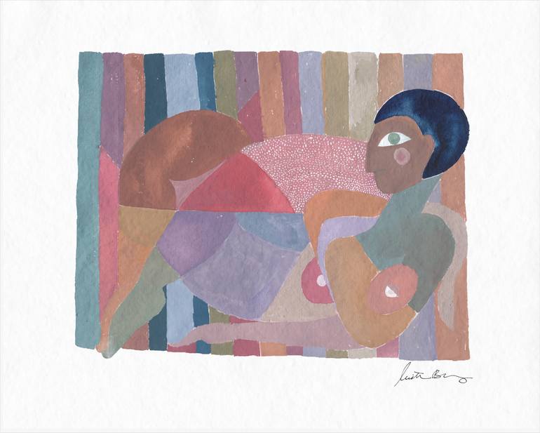 Original Contemporary Abstract Painting by Justina Blakeney