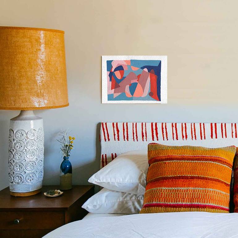 Original Cubism Abstract Painting by Justina Blakeney