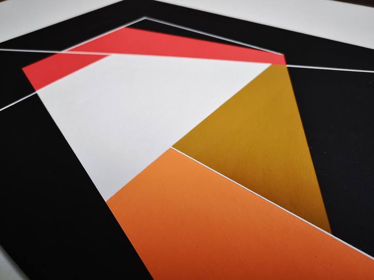 Original Geometric Painting by Gary Andrew Clarke