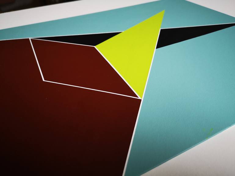 Original Geometric Painting by Gary Andrew Clarke