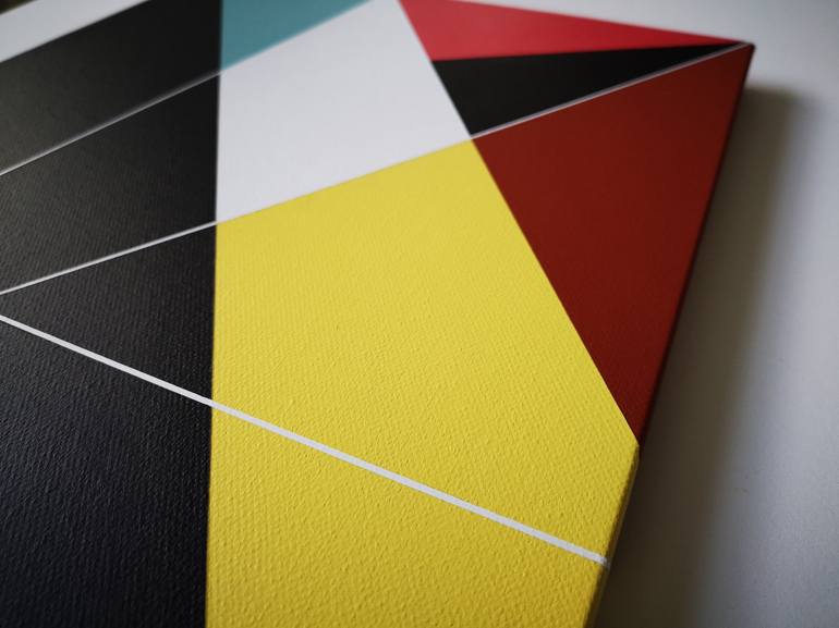 Original Geometric Painting by Gary Andrew Clarke