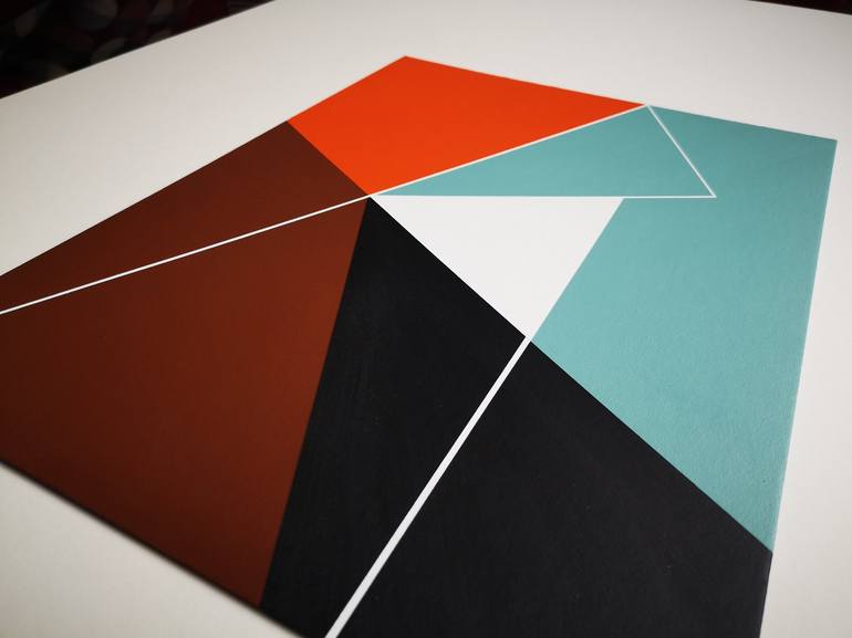 Original Geometric Painting by Gary Andrew Clarke