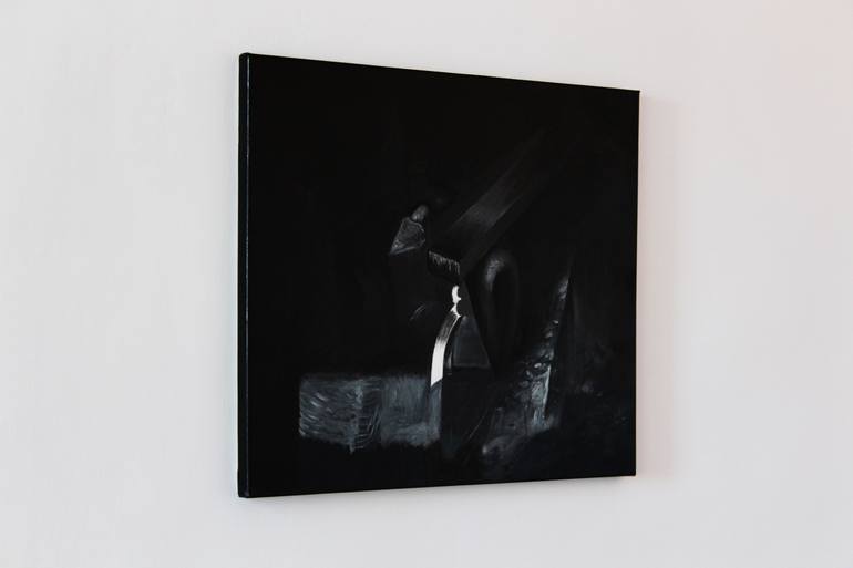 Original Abstract Erotic Painting by Darius Martin