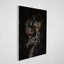 Black Portrait - 2014 - oil painting on canvas - side view