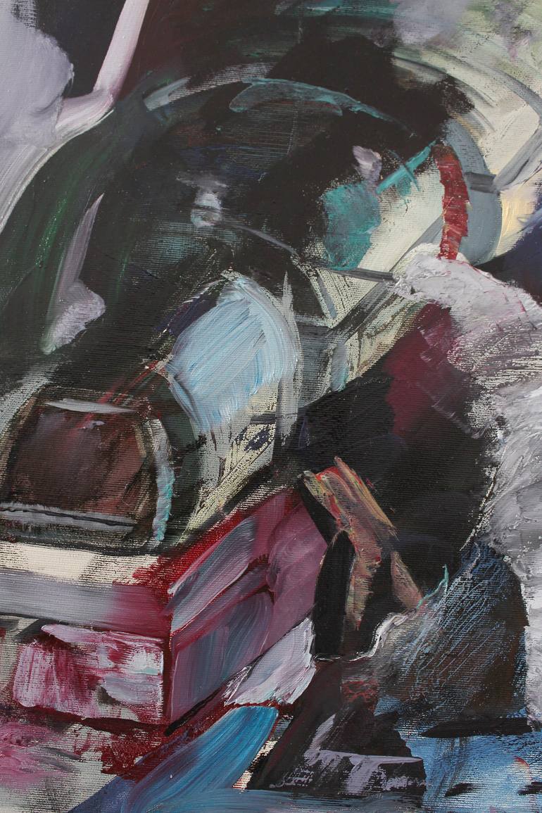 Original Abstract Science/Technology Painting by Darius Martin