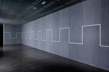 Print of Minimalism Geometric Installation by Mónica Trastoy