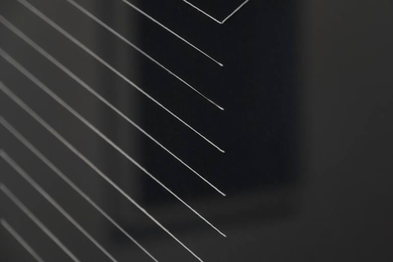 Original Abstract Geometric Collage by Mónica Trastoy