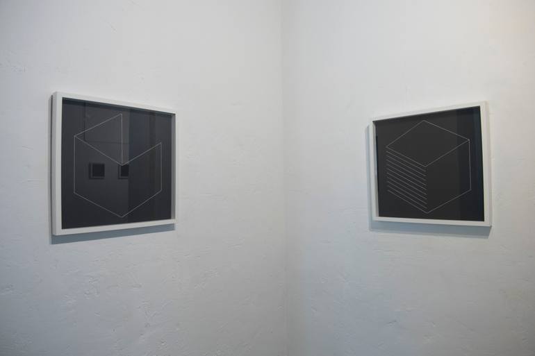 Original Abstract Geometric Collage by Mónica Trastoy