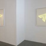 Triangle time light I and Triangle time light II by Mónica Trastoy