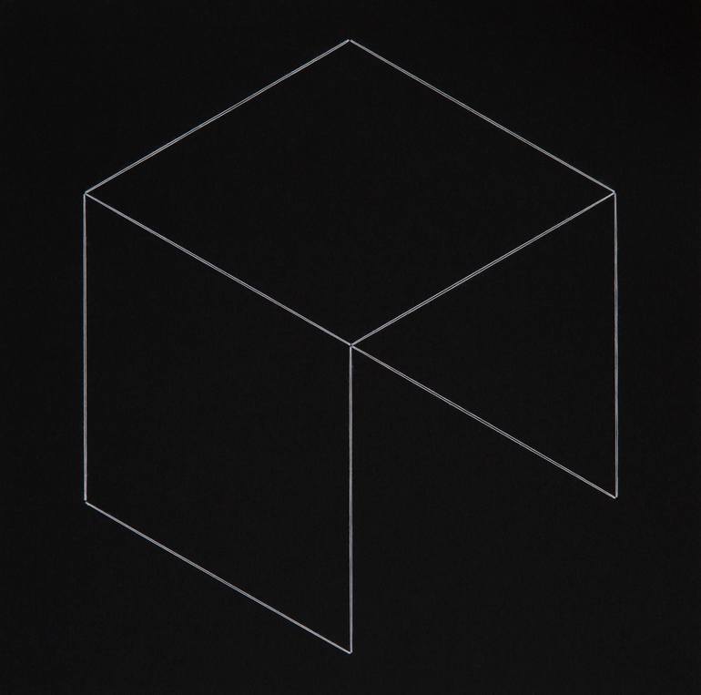 Original Abstract Geometric Collage by Mónica Trastoy