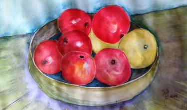 Saatchi Art Artist Hedwig Pen; Paintings, “Red apples” #art