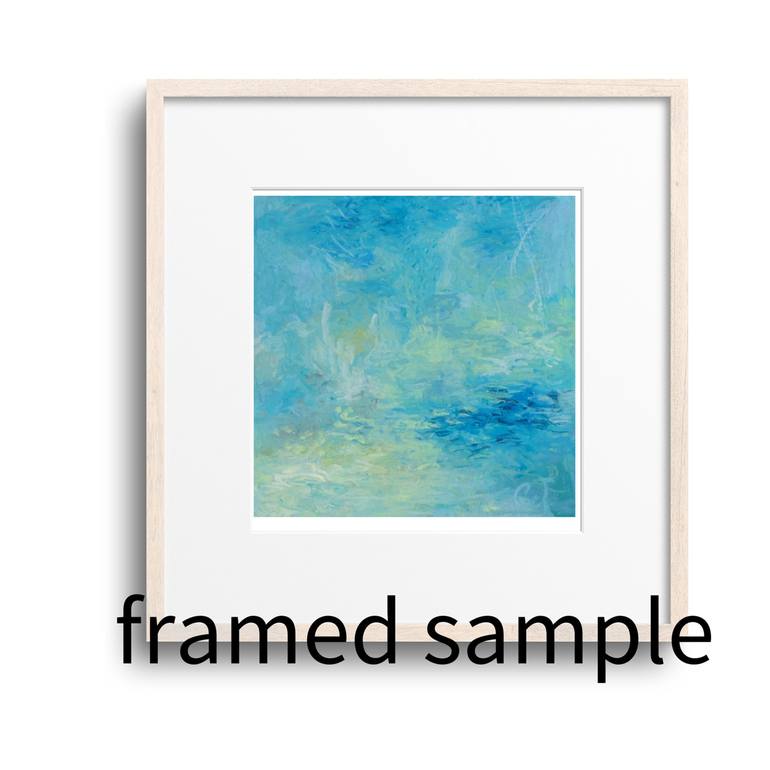 Original Impressionism Water Drawing by Itsuko Kiyokawa