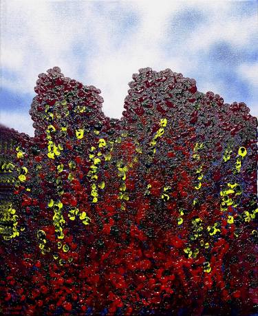 Original Expressionism Nature Painting by Mark Hampton
