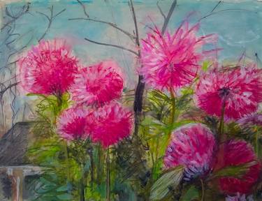 Original Figurative Floral Paintings by Martha Gatewood