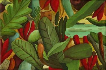 Original Expressionism Nature Paintings by Maria Eugenia Longo Cabello Campos