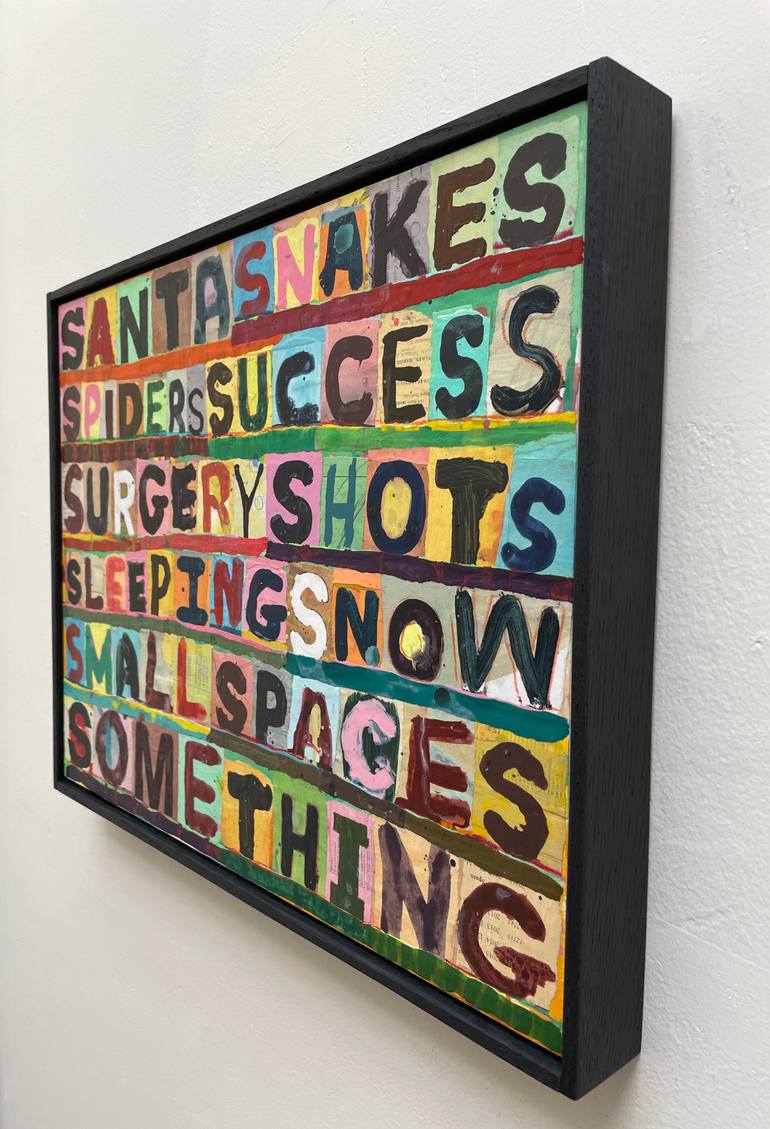 Original Conceptual Language Mixed Media by Brian Mcdonald