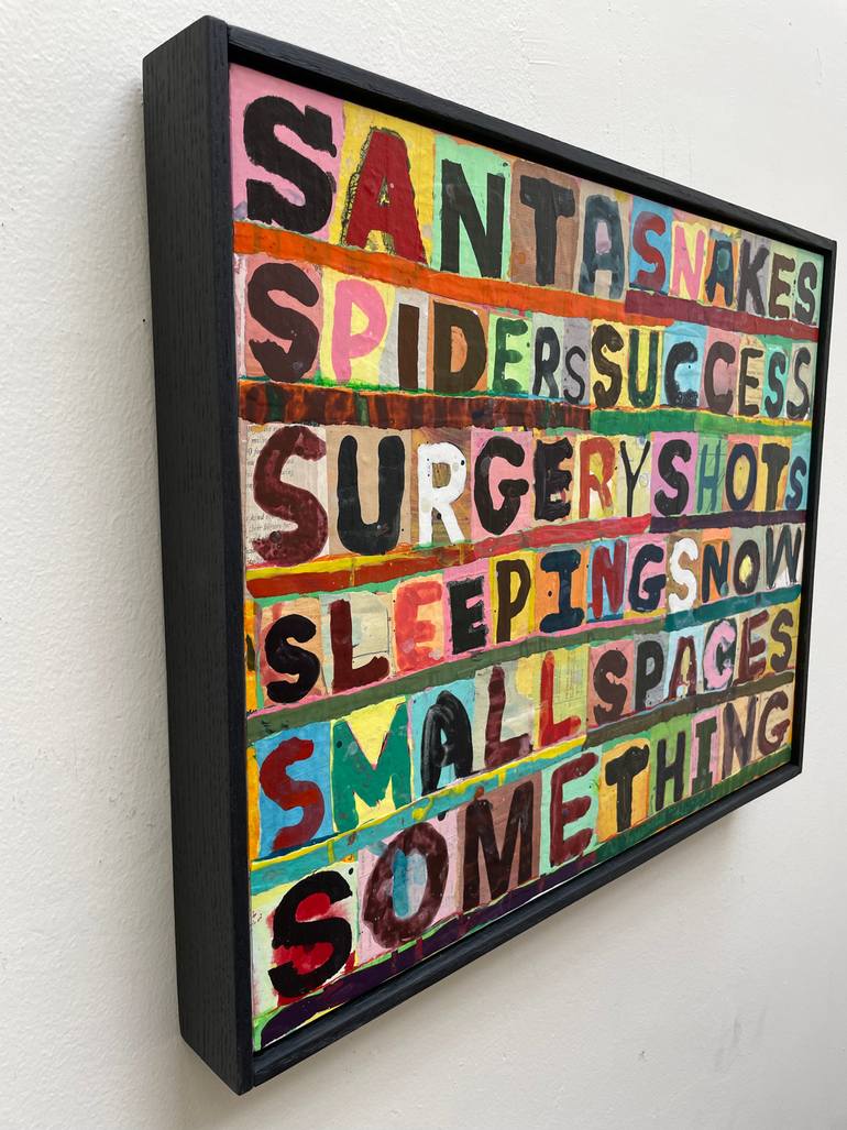 Original Conceptual Language Mixed Media by Brian Mcdonald