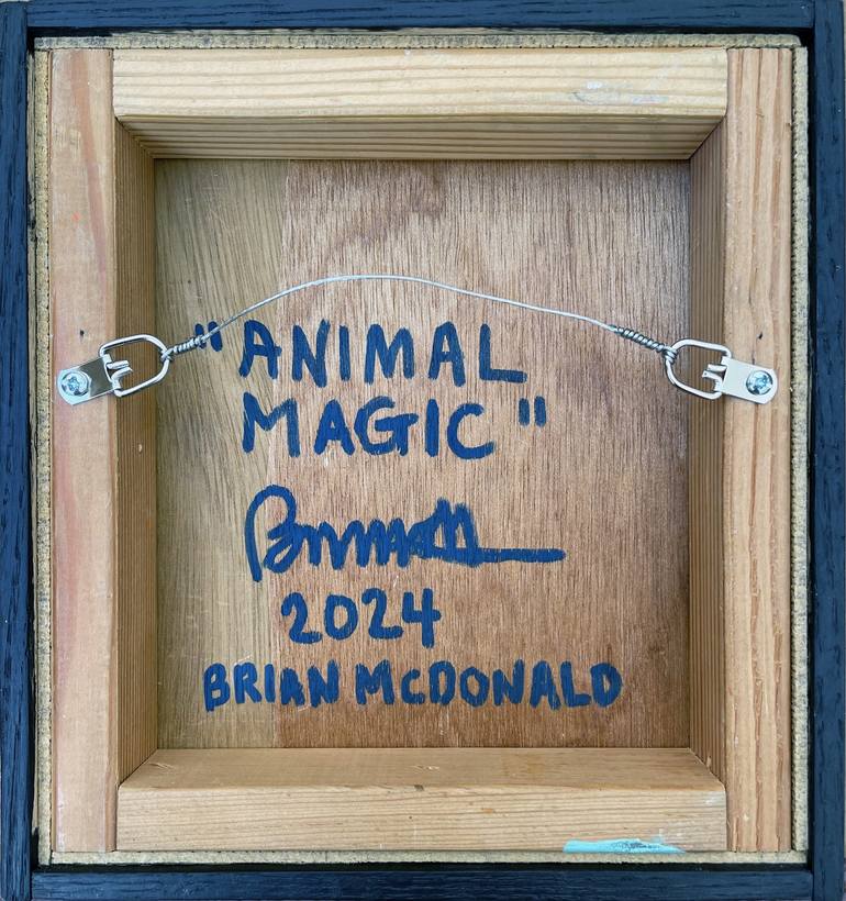 Original Animal Mixed Media by Brian McDonald