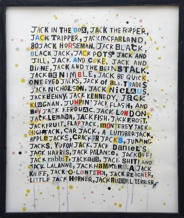 Print of Language Collage by Brian McDonald