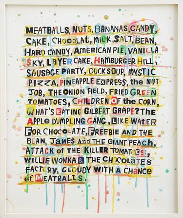 Saatchi Art Artist Brian McDonald; Collage, “Delicious Dramas and Culinary Comedies” #art
