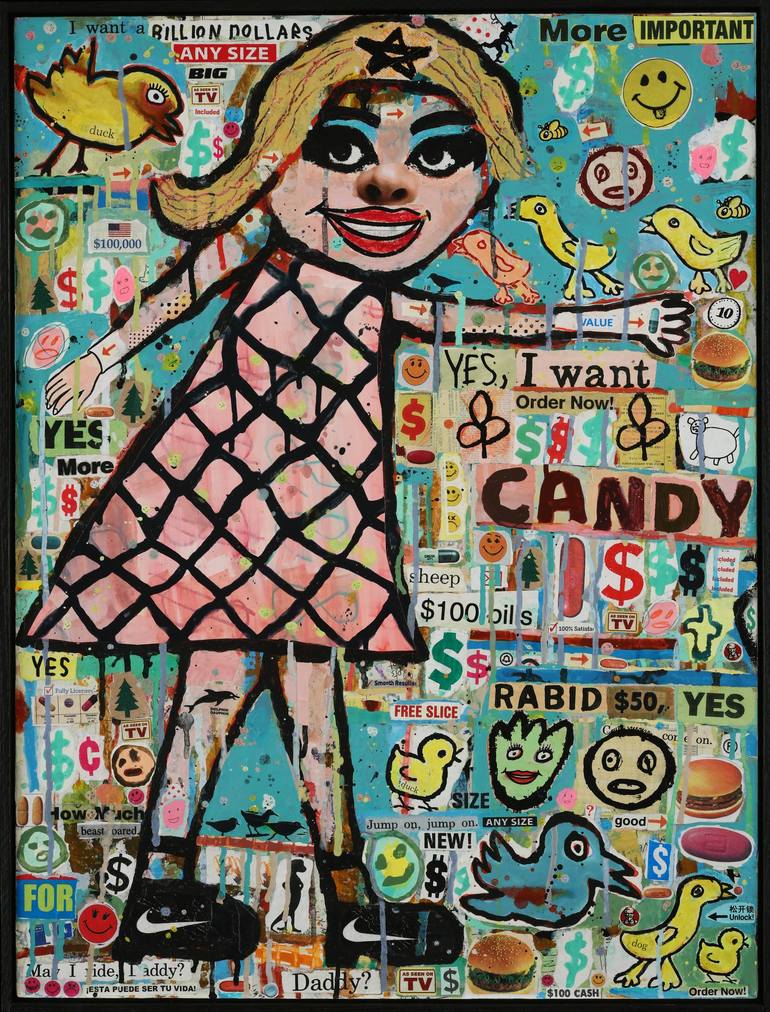 Candy Crush Painting by Brian McDonald | Saatchi Art