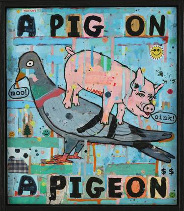 Saatchi Art Artist Brian McDonald; Paintings, “When Pigs Fly” #art