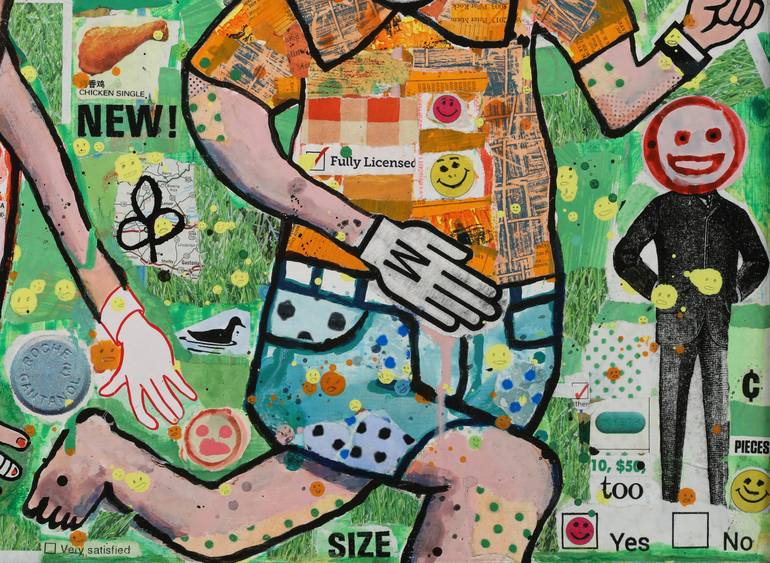 Original Contemporary People Mixed Media by Brian Mcdonald