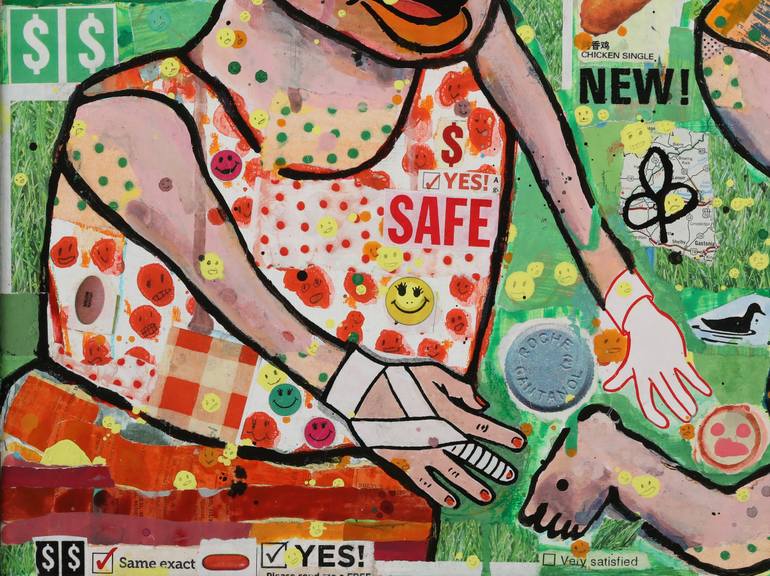 Original Contemporary People Mixed Media by Brian Mcdonald